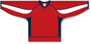 Athletic Knit H550D-WAS806D Pro Hockey Jersey - 2008 Washington Red - Front