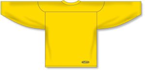 Athletic Knit H6000-055 Practice Hockey Jersey - Maize - Rear