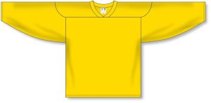 Athletic Knit H6000-055 Practice Hockey Jersey - Maize - Front
