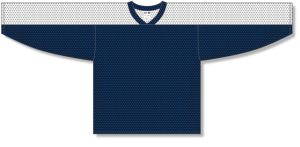 Athletic Knit LB153-216 Box Lacrosse Jersey - Navy/White - Front