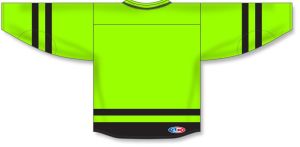 Athletic Knit H550B-DAL656B Pro Hockey Jersey - 2021 Dallas Neon Green - Rear