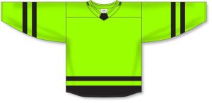 Athletic Knit H550B-DAL656B Pro Hockey Jersey - 2021 Dallas Neon Green - Front