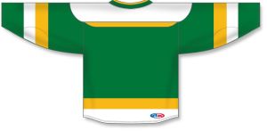 Athletic Knit H550B-MIN863B Pro Hockey Jersey - 2022 Minnesota Reverse Retro Kelly - Rear