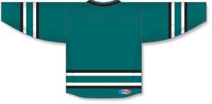 Athletic Knit H550B-SAN720B Pro Hockey Jersey - 2022 San Jose Pacific Teal - Rear