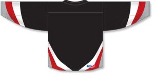 Athletic Knit H550C-BUF702C Pro Hockey Jersey - 2022 Buffalo Alt Black - Rear