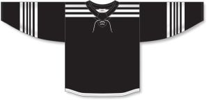 Athletic Knit H550C-NJE895C Pro Hockey Jersey - 2021 New Jersey Alt Black - Front