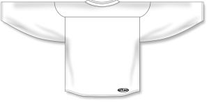 Athletic Knit H6250-000 Practice Hockey Jersey - White - Rear