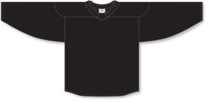 Athletic Knit H6250-001 Practice Hockey Jersey - Black - Front