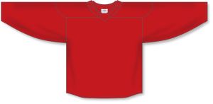 Athletic Knit H6250-005 Practice Hockey Jersey - Red - Front