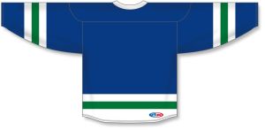Athletic Knit H6500-413 League Hockey Jersey - Royal/White/Kelly - Rear