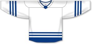 Athletic Knit H8000-207 Select Hockey Jersey - White/Royal - Front
