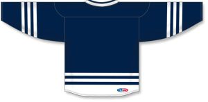 Athletic Knit H8000-216 Select Hockey Jersey - Navy/White - Rear