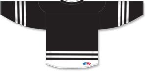 Athletic Knit H8000-221 Select Hockey Jersey - Black/White - Rear