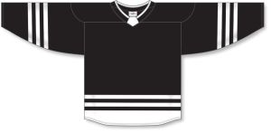 Athletic Knit H8000-221 Select Hockey Jersey - Black/White - Front