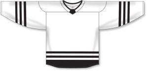 Athletic Knit H8000-222 Select Hockey Jersey - White/Black - Front