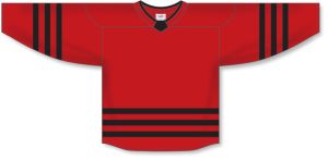 Athletic Knit H8000-264 Select Hockey Jersey - Red/Black - Front