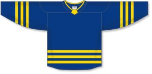 Athletic Knit H8000-267 Select Hockey Jersey - Royal/Maize - Front