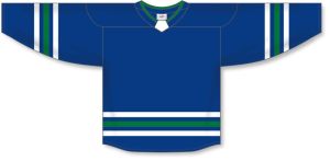 Athletic Knit H8000-413 Select Hockey Jersey - Royal/White/Kelly - Front