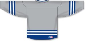 Athletic Knit H8000-450 Select Hockey Jersey - Grey/Royal/White - Rear