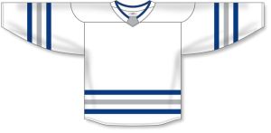 Athletic Knit H8000-455 Select Hockey Jersey - White/Royal/Grey - Front