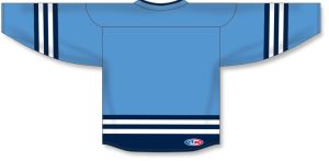 Athletic Knit H8000-475 Select Hockey Jersey - Sky/Navy/White - Rear