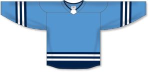 Athletic Knit H8000-475 Select Hockey Jersey - Sky/Navy/White - Front