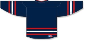 Athletic Knit H8000-764 Select Hockey Jersey - Navy/Red/White - Rear