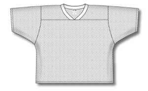 Athletic Knit LF151-000 Field Lacrosse Jersey - White - Front