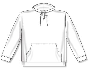 Athletic Knit A1834-000 Apparel Sweatshirt - White - Front