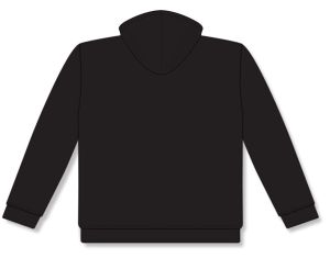 Athletic Knit A1834-001 Apparel Sweatshirt - Black - Rear