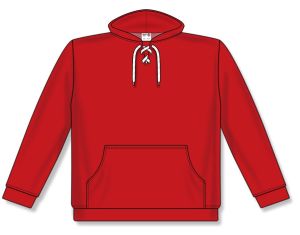 Athletic Knit A1834-005 Apparel Sweatshirt - Red - Front