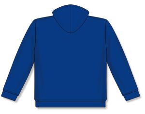 Athletic Knit A1835-002 Apparel Sweatshirt - Royal - Rear