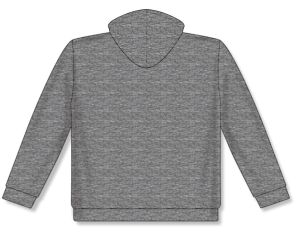 Athletic Knit A1835-021 Apparel Sweatshirt - Heather Charcoal - Rear