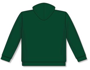 Athletic Knit A1835-029 Apparel Sweatshirt - Dark Green - Rear