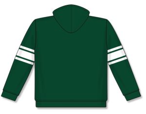 Athletic Knit A1845-260 Apparel Sweatshirt - Dark Green/White - Rear