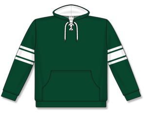 Athletic Knit A1845-260 Apparel Sweatshirt - Dark Green/White - Front