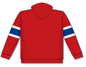 Athletic Knit A1845-308 Apparel Sweatshirt - Montreal Red - Rear