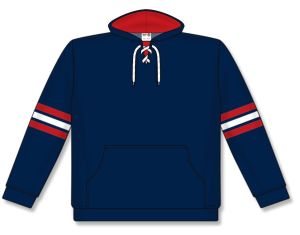 Athletic Knit A1845-764 Apparel Sweatshirt - Navy/Red/White - Front
