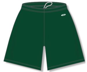 Athletic Knit AS1300-029 Apparel Shorts - Dark Green - Front