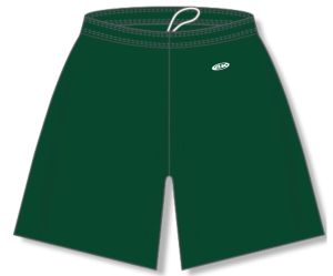 Athletic Knit BAS1700-029 Baseball Shorts - Dark Green - Front