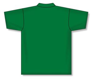 Athletic Knit A1810-007 Apparel Polo Shirt - Kelly - Rear
