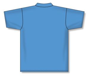 Athletic Knit A1810-018 Apparel Polo Shirt - Sky - Rear