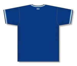 Athletic Knit BA1333-445 Pullover Baseball Jersey - Royal/Sky/White - Rear