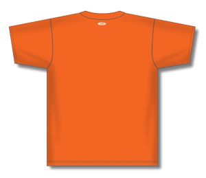 Athletic Knit BA1347-064 Two Button Baseball Jersey - Orange - Rear