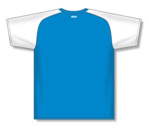 Athletic Knit BA1375-289 Pullover Baseball Jersey - Pro Blue/White - Rear