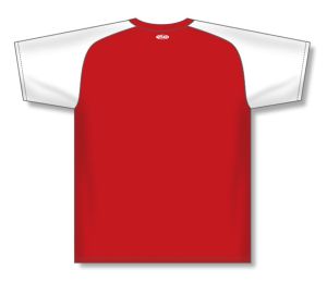 Athletic Knit S1375-208 Soccer Jersey - Red/White - Rear