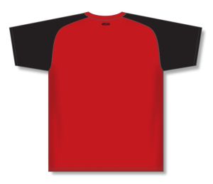 Athletic Knit S1375-264 Soccer Jersey - Red/Black - Rear