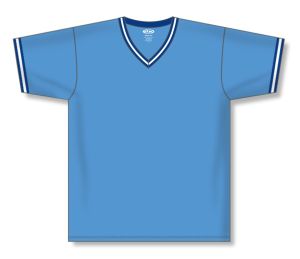 Athletic Knit V1333-476 Volleyball Jersey - Sky/Royal/White - Front