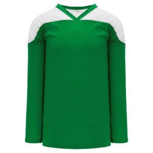 H6100 League Hockey Jersey - Kelly/White - Front