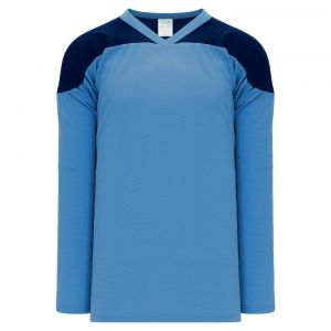H6100 League Hockey Jersey - Sky/Navy - Front